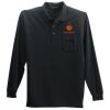 Long Sleeve Polo with Pocket Thumbnail
