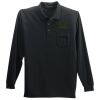 Long Sleeve Polo with Pocket Thumbnail