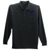 Long Sleeve Polo with Pocket Thumbnail