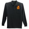 Long Sleeve Polo with Pocket Thumbnail