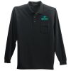 Long Sleeve Polo with Pocket Thumbnail