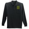 Long Sleeve Polo with Pocket Thumbnail
