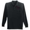 Long Sleeve Polo with Pocket Thumbnail