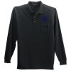 Long Sleeve Polo with Pocket Thumbnail