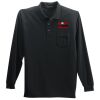 Long Sleeve Polo with Pocket Thumbnail