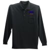 Long Sleeve Polo with Pocket Thumbnail