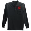 Long Sleeve Polo with Pocket Thumbnail