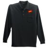 Long Sleeve Polo with Pocket Thumbnail