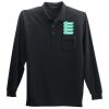 Long Sleeve Polo with Pocket Thumbnail
