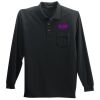 Long Sleeve Polo with Pocket Thumbnail