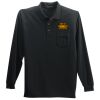 Long Sleeve Polo with Pocket Thumbnail