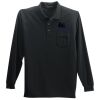 Long Sleeve Polo with Pocket Thumbnail