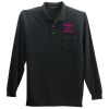 Long Sleeve Polo with Pocket Thumbnail