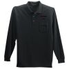Long Sleeve Polo with Pocket Thumbnail