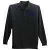 Long Sleeve Polo with Pocket Thumbnail