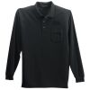 Long Sleeve Polo with Pocket Thumbnail