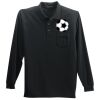 Long Sleeve Polo with Pocket Thumbnail
