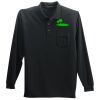 Long Sleeve Polo with Pocket Thumbnail