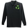 Long Sleeve Polo with Pocket Thumbnail