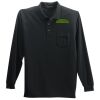 Long Sleeve Polo with Pocket Thumbnail