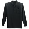 Long Sleeve Polo with Pocket Thumbnail