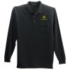 Long Sleeve Polo with Pocket Thumbnail