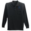 Long Sleeve Polo with Pocket Thumbnail