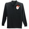 Long Sleeve Polo with Pocket Thumbnail
