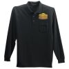 Long Sleeve Polo with Pocket Thumbnail