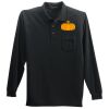 Long Sleeve Polo with Pocket Thumbnail