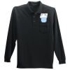Long Sleeve Polo with Pocket Thumbnail