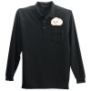 Long Sleeve Polo with Pocket Thumbnail