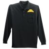 Long Sleeve Polo with Pocket Thumbnail