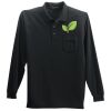 Long Sleeve Polo with Pocket Thumbnail