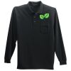 Long Sleeve Polo with Pocket Thumbnail