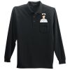 Long Sleeve Polo with Pocket Thumbnail
