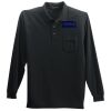 Long Sleeve Polo with Pocket Thumbnail