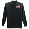 Long Sleeve Polo with Pocket Thumbnail