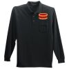 Long Sleeve Polo with Pocket Thumbnail