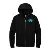 Unisex 10 Ounce Heavyweight Full Zip Hooded Sweatshirt-cbs Thumbnail